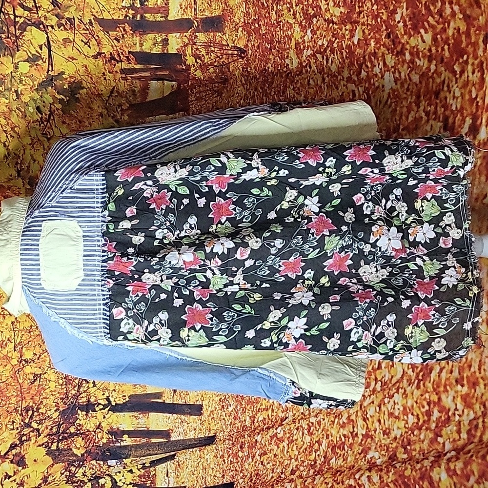 POL Multicolor Patchwork Jacket Size Medium - Picture 7 of 10